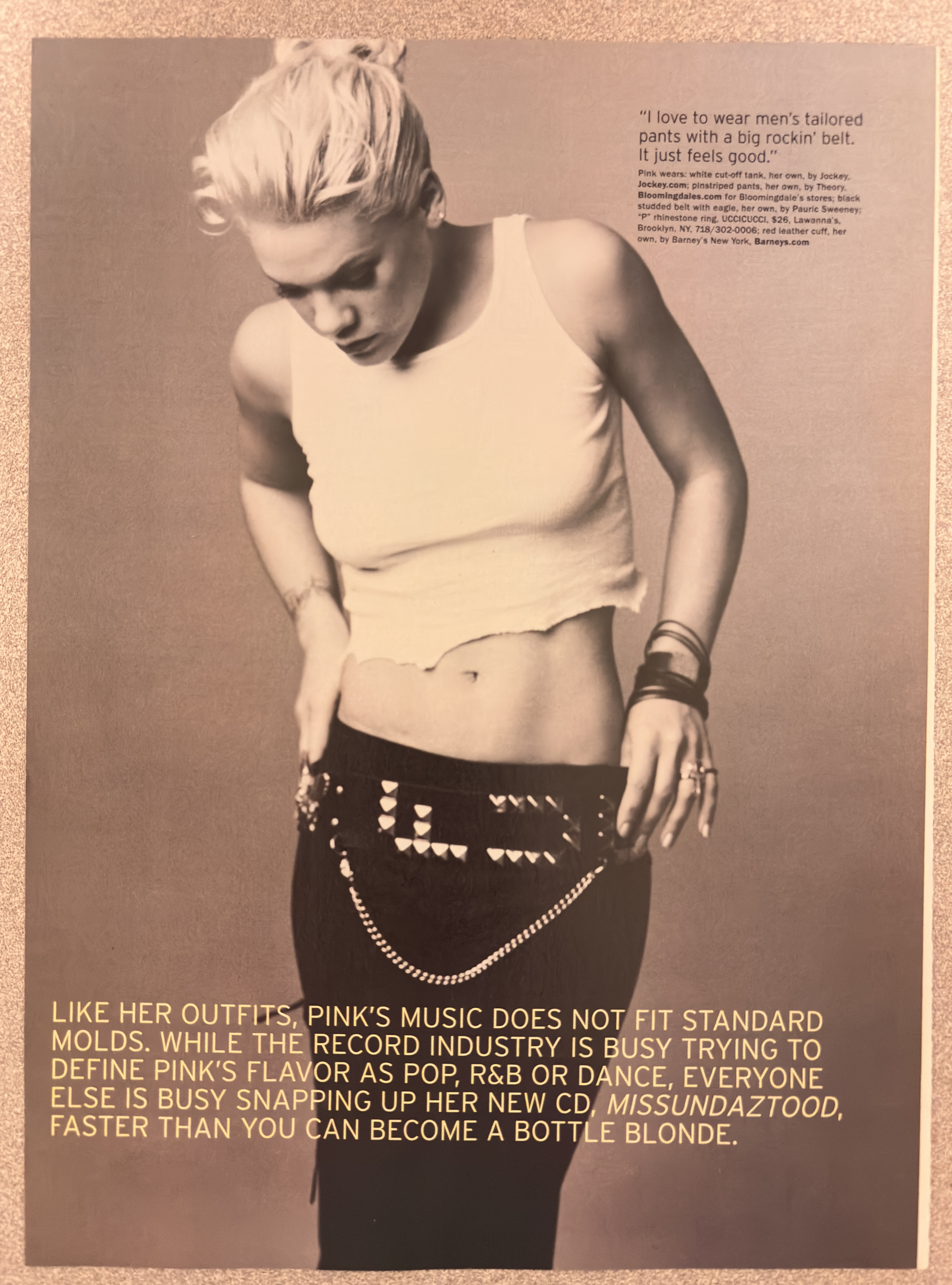 P!nk — Missundaztood Era